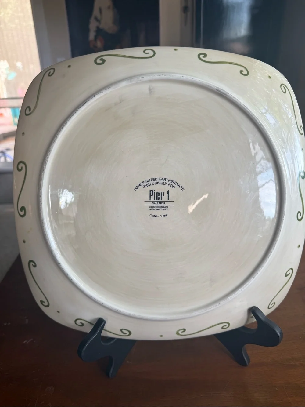 Pier 1 Imports Tuscan Vallarta Square Serving Platter Plate 13